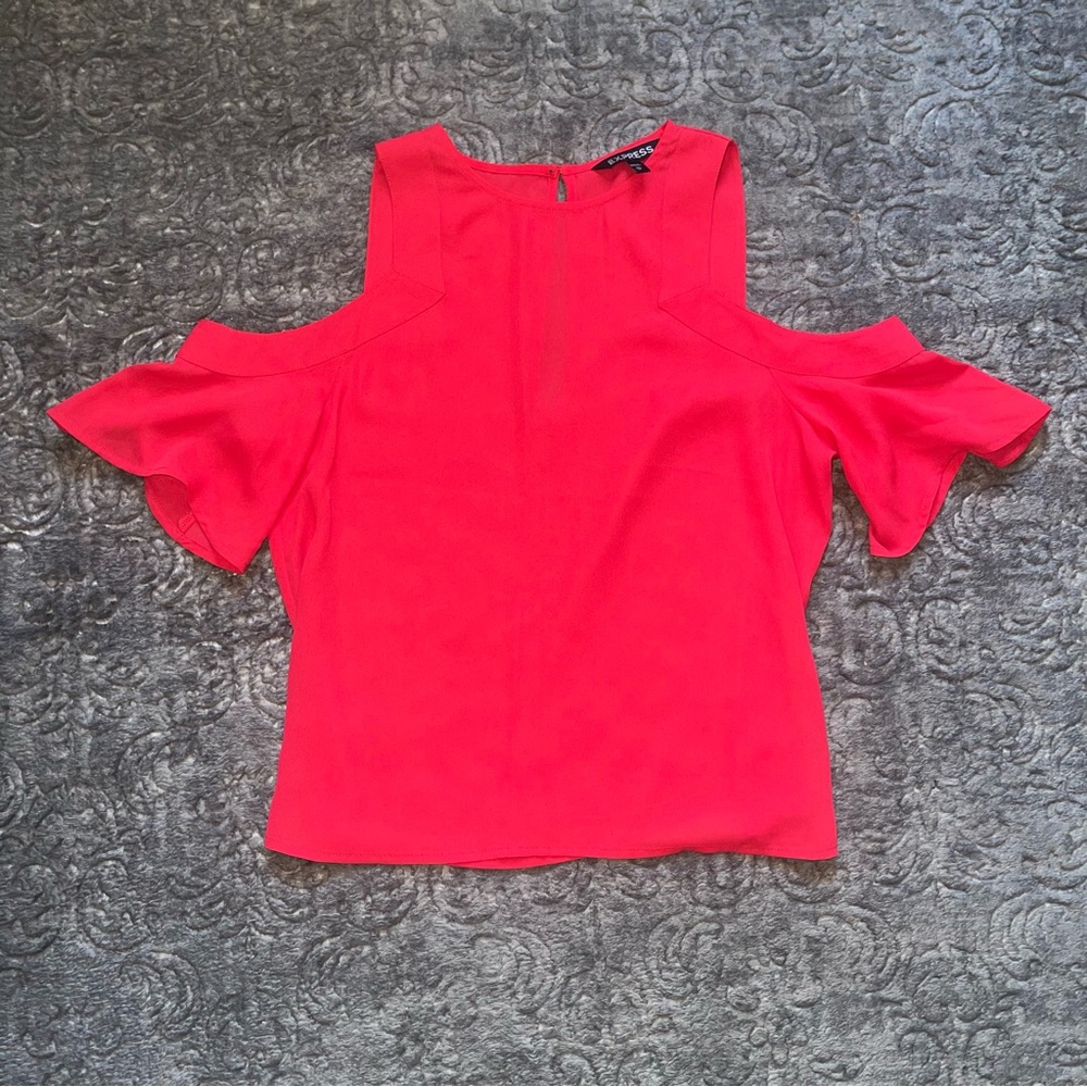 EXPRESS Cold Shoulder Top XS